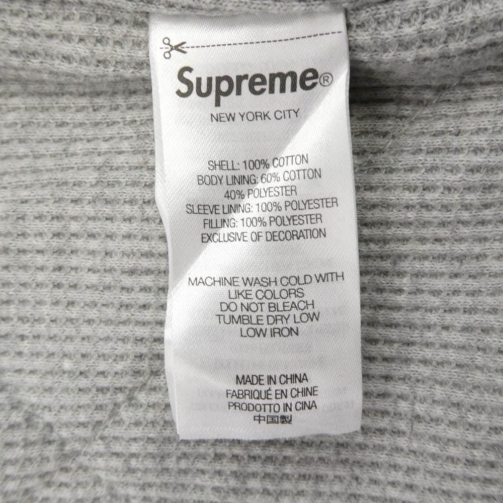 Supreme シュプリーム 25AW Thermal Lined Zip Up Flannel Shirt Purple スター ロゴ 裏地 サーマル ジップアップ フランネル シャツ ネルシャツ シャツジャケット レッド系 マルチカラー系 L【中古】