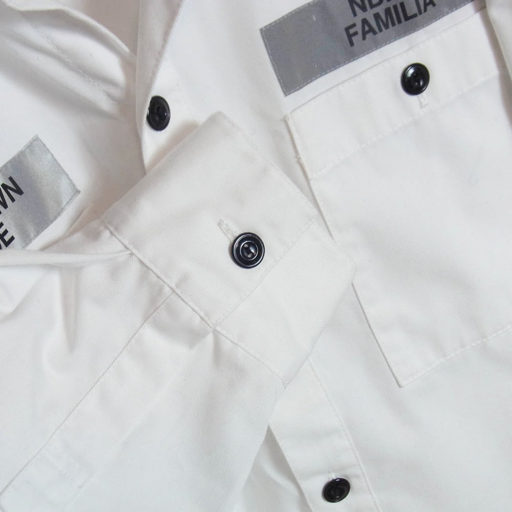 NEIGHBORHOOD ネイバーフッド 192TSNH-SHM01 CLASSIC WORK/EC-SHIRT.LS クラシック ワークシャツ 長袖 シャツ ホワイト系 M【中古】