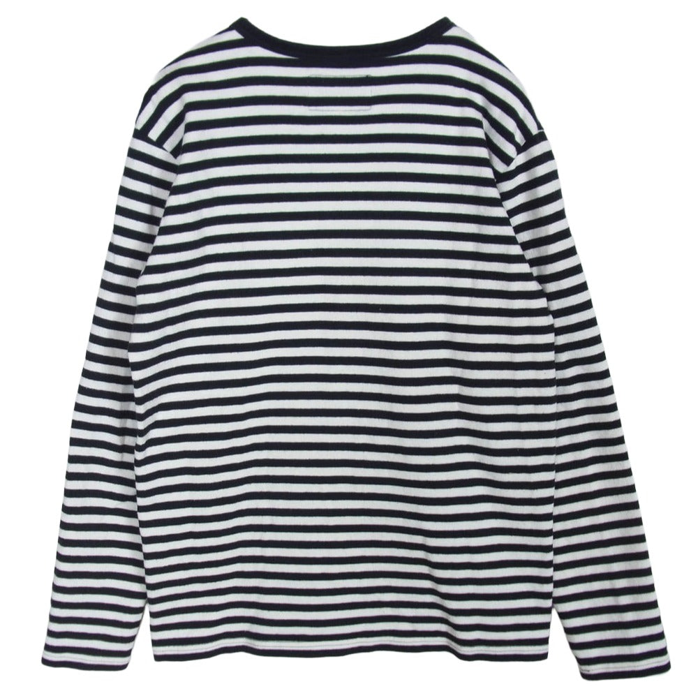 NEIGHBORHOOD ネイバーフッド 161KNNH-CSM03 ボーダー 長袖 Tシャツ ブラック系 M【中古】