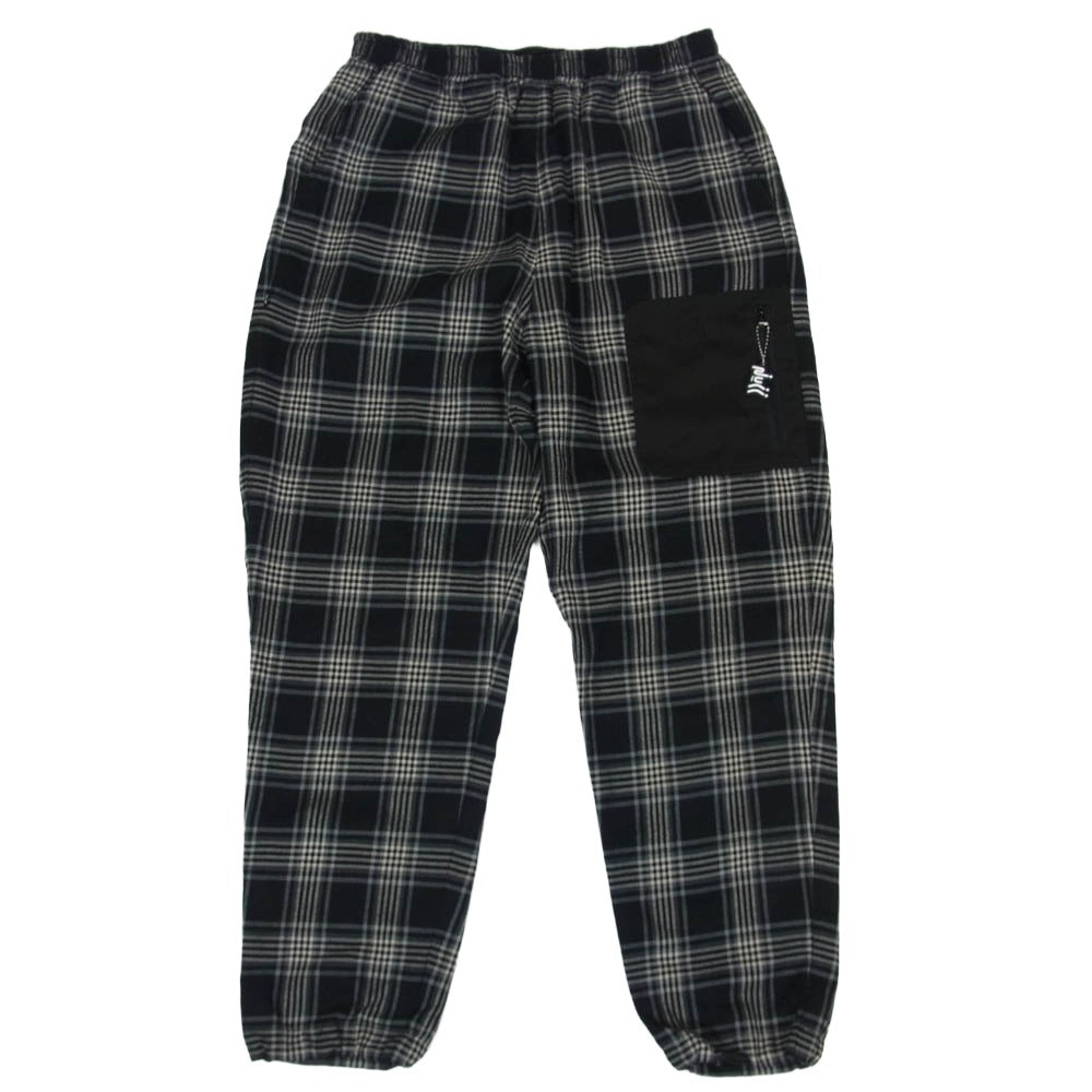 ヌル トウキョウ NULL-039EX NULL DATE CHECK -GREY CHECK チェック パンツ ブラック系 S【中古】