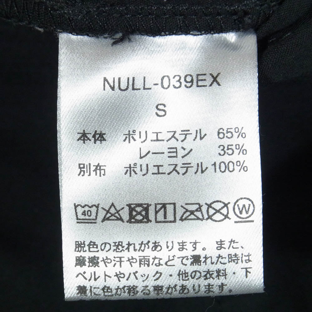 ヌル トウキョウ NULL-039EX NULL DATE CHECK -GREY CHECK チェック パンツ ブラック系 S【中古】