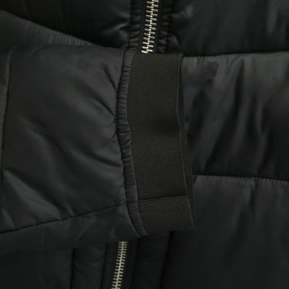 DIESEL ディーゼル フーデッド 中綿ジャケット ブラック系 L【中古】