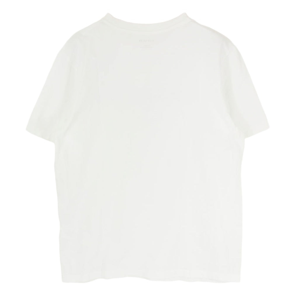 COACH コーチ フロント ロゴ プリント 半袖 Tシャツ カットソー ホワイト系 M【中古】