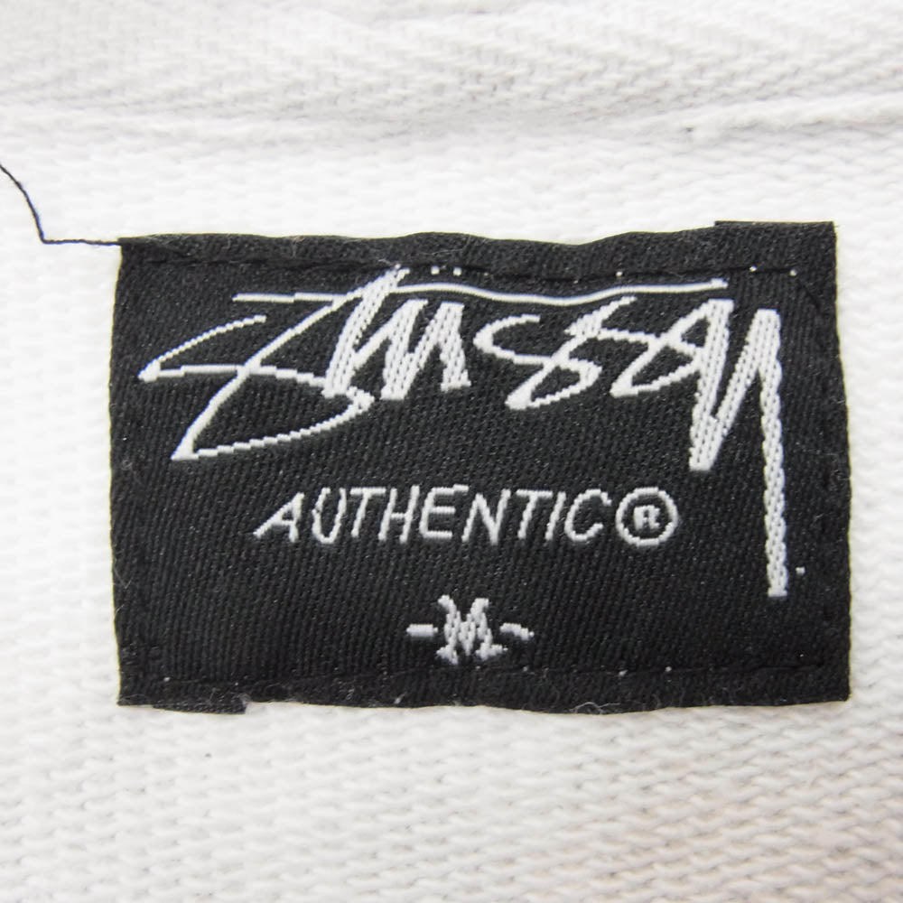 STUSSY ステューシー POP SHOUT ZIP UP HOODY PARKER ポップ シャウト バブル ジップアップ フーディー パーカー ブルー系 M【中古】