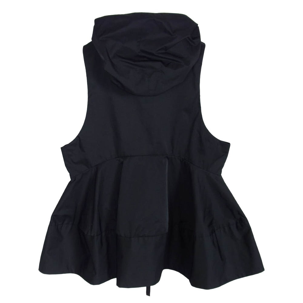 ENFOLD エンフォルド 25SS 300IS130-1301 HOOD VEST フード ベスト ジレ ブラック系 38【中古】