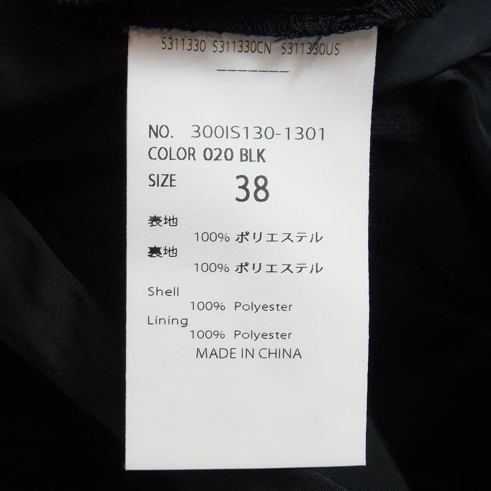 ENFOLD エンフォルド 25SS 300IS130-1301 HOOD VEST フード ベスト ジレ ブラック系 38【中古】