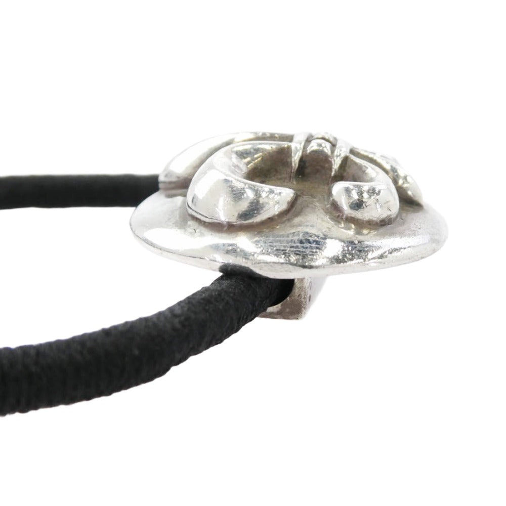 CHROME HEARTS クロムハーツ（原本無） HAIRBAND BSフレア ボタン ヘアゴム ヘアバンド シルバー コンチョ ブレスレット シルバー系 ブラック系【中古】