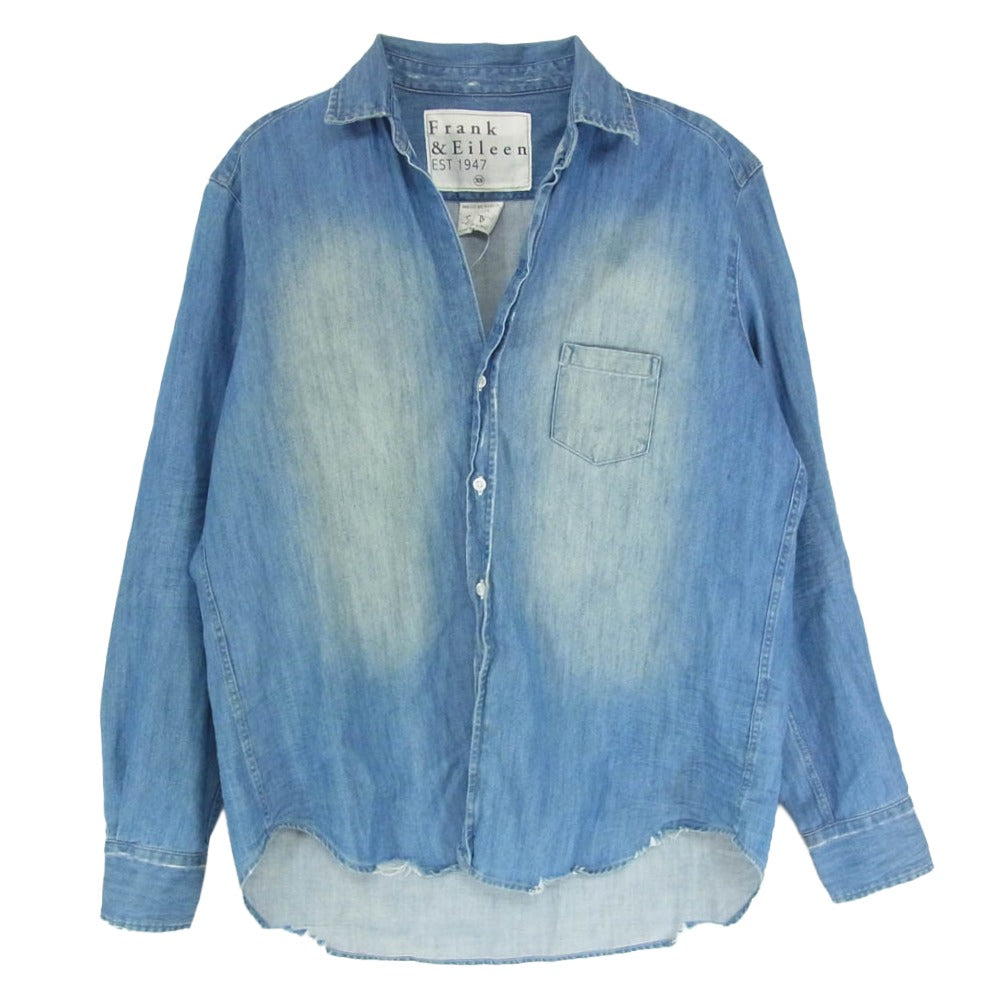 Frank&Eileen フランクアンドアイリーン 2810700196 EST 1947 USA製 サザビーリーグ EILEEN エイリーン デニム長袖 シャツ インディゴブルー系 XS【中古】