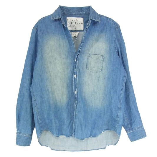 Frank&Eileen フランクアンドアイリーン 2810700196 EST 1947 USA製 サザビーリーグ EILEEN エイリーン デニム長袖 シャツ インディゴブルー系 XS【中古】