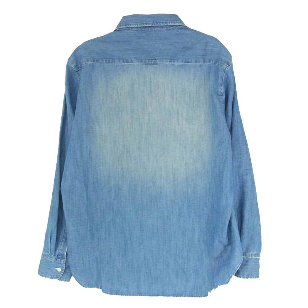 Frank&Eileen フランクアンドアイリーン 2810700196 EST 1947 USA製 サザビーリーグ EILEEN エイリーン デニム長袖 シャツ インディゴブルー系 XS【中古】