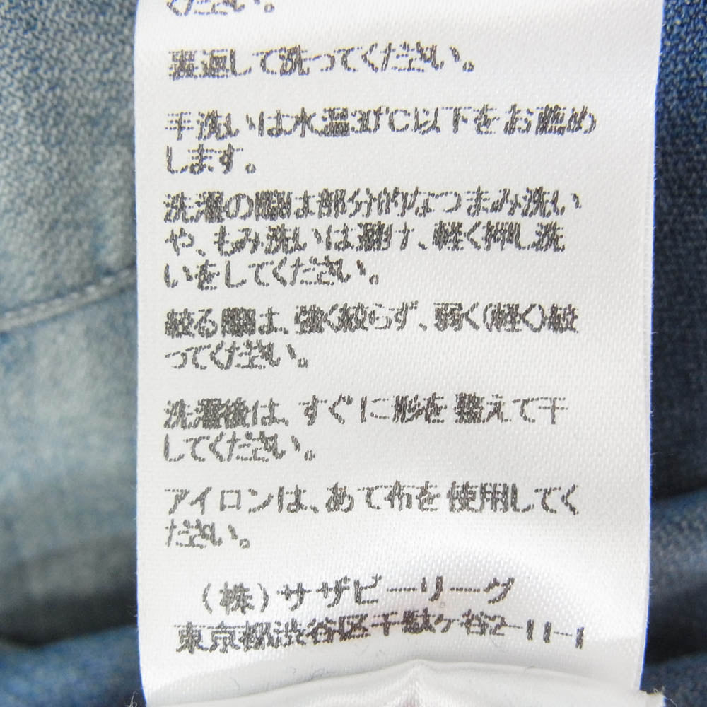 Frank&Eileen フランクアンドアイリーン 2810700196 EST 1947 USA製 サザビーリーグ EILEEN エイリーン デニム長袖 シャツ インディゴブルー系 XS【中古】