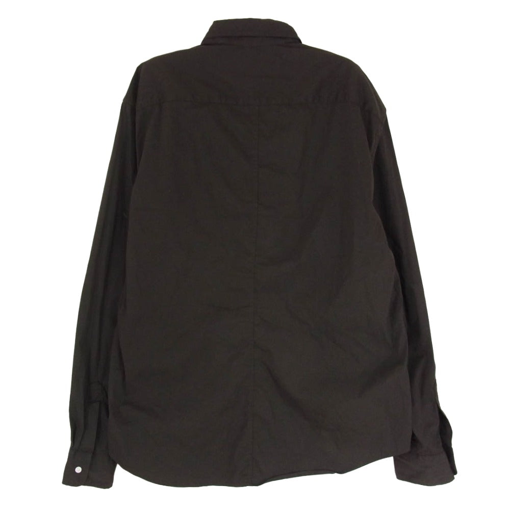 Frank&Eileen フランクアンドアイリーン 3520700114 EST 1947 LUKE LIGHT POPLIN ルーク ライト ポプリン 長袖 シャツ ブラウン系 M【中古】