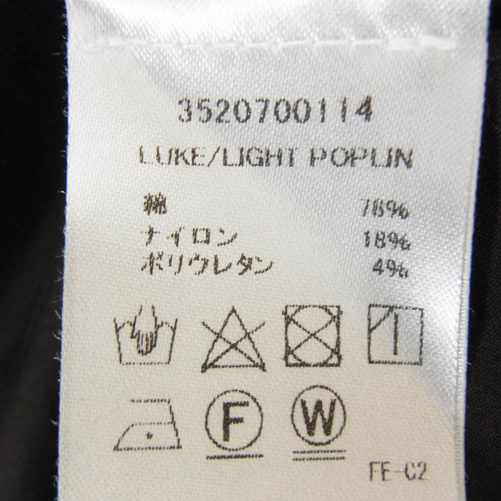 Frank&Eileen フランクアンドアイリーン 3520700114 EST 1947 LUKE LIGHT POPLIN ルーク ライト ポプリン 長袖 シャツ ブラウン系 M【中古】