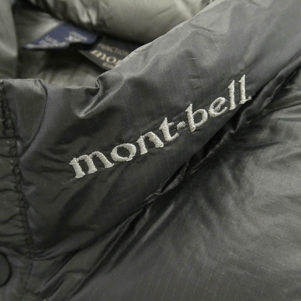 mont-bell モンベル 1101288 ウルトラライト ダウンインナー ハーフスリーブ ジャケット 半袖 シャツ グレー系 XS【中古】