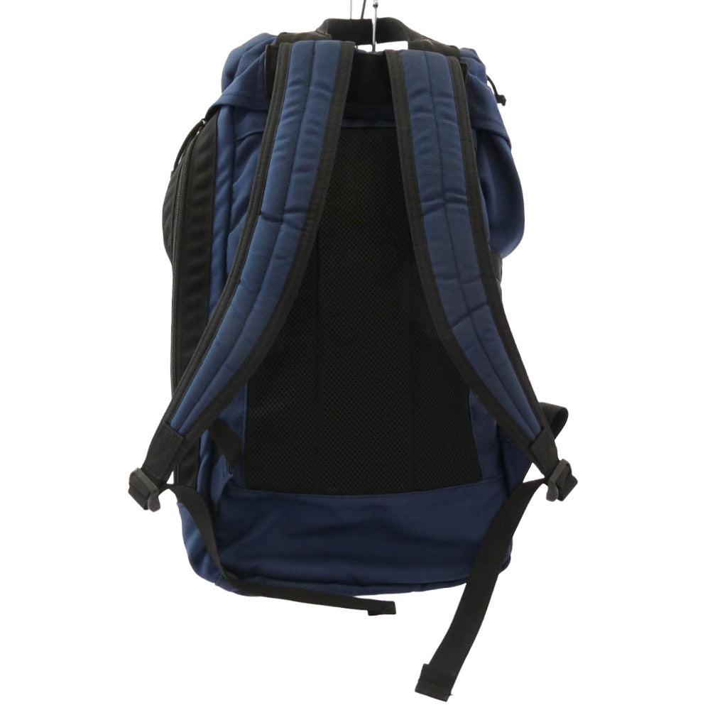 BRIEFING ブリーフィング USA製 SIMPLE FLAP シンプルフラップ リュック デイパック ネイビー系【中古】
