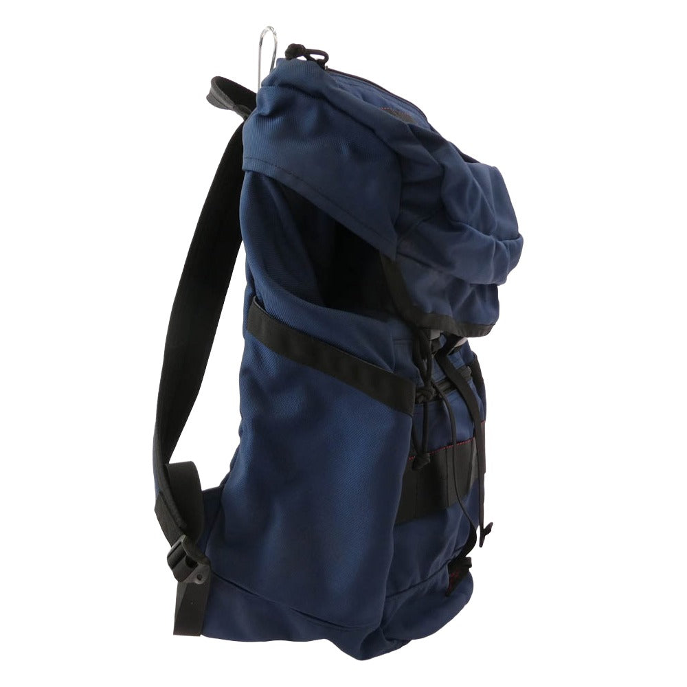 BRIEFING ブリーフィング USA製 SIMPLE FLAP シンプルフラップ リュック デイパック ネイビー系【中古】