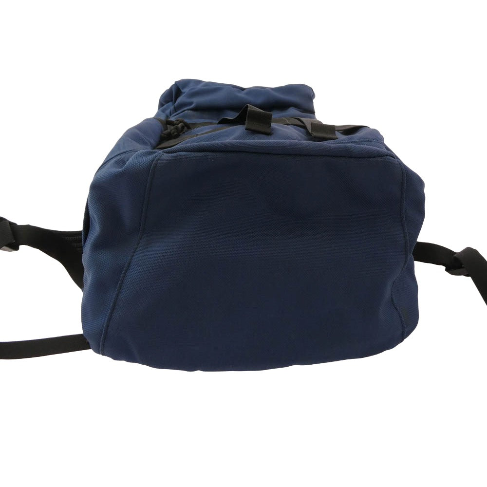BRIEFING ブリーフィング USA製 SIMPLE FLAP シンプルフラップ リュック デイパック ネイビー系【中古】