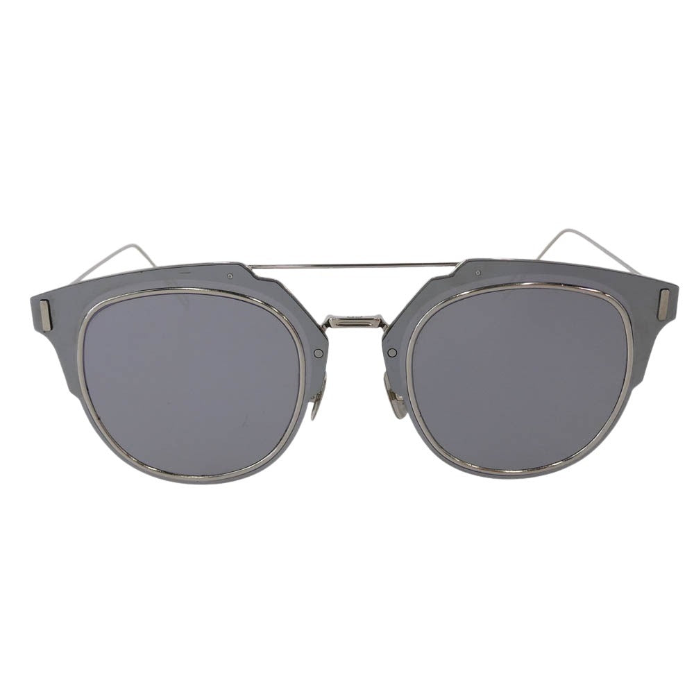 DIOR HOMME ディオールオム composit 1.0 コンポジット サングラス アイウェア シルバー系 フレーム：シルバー系　 62□12-150【中古】