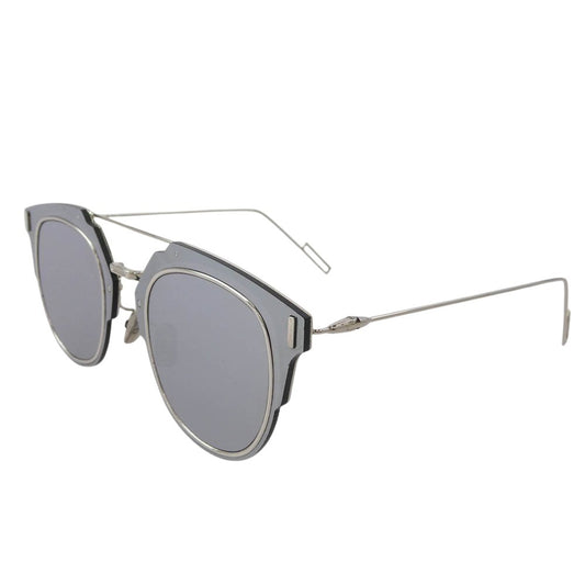 DIOR HOMME ディオールオム composit 1.0 コンポジット サングラス アイウェア シルバー系 フレーム：シルバー系　 62□12-150【中古】