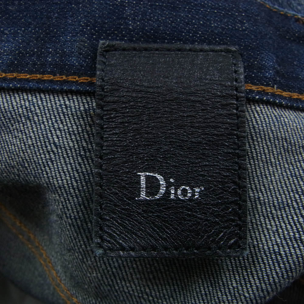DIOR HOMME ディオールオム 11SS 163D007TX995 JAKE ジェイク ウォッシュド スキニー デニム パンツ インディゴブルー系 29【中古】