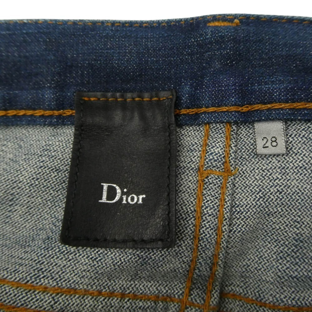 DIOR HOMME ディオールオム 06AW 6HH1013563 エディ期 ストレッチ デニム スキニー パンツ インディゴブルー系 28【中古】