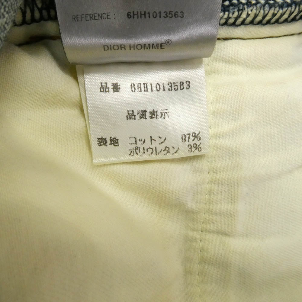 DIOR HOMME ディオールオム 06AW 6HH1013563 エディ期 ストレッチ デニム スキニー パンツ インディゴブルー系 28【中古】
