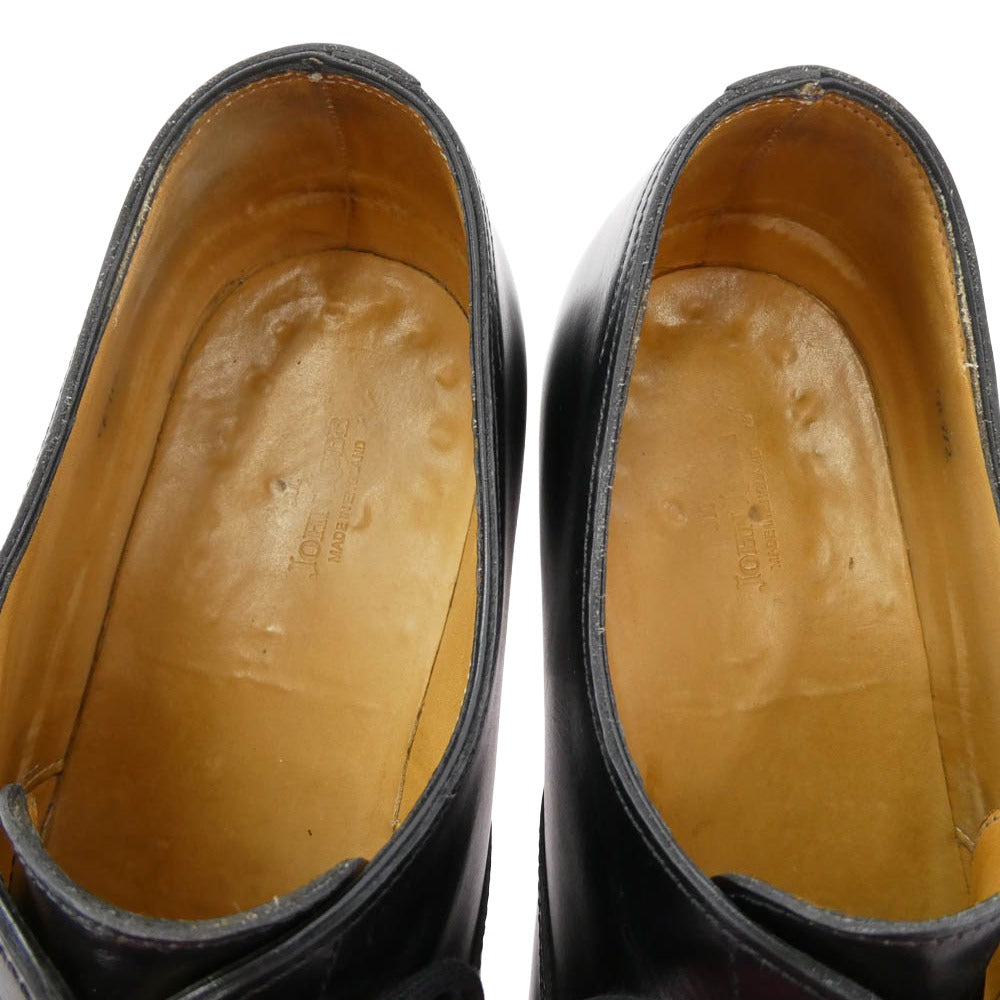 John Lobb ジョンロブ CITY II シティ2 ストレートチップ レースアップ レザー ドレス シューズ ブラック系 9.5【中古】