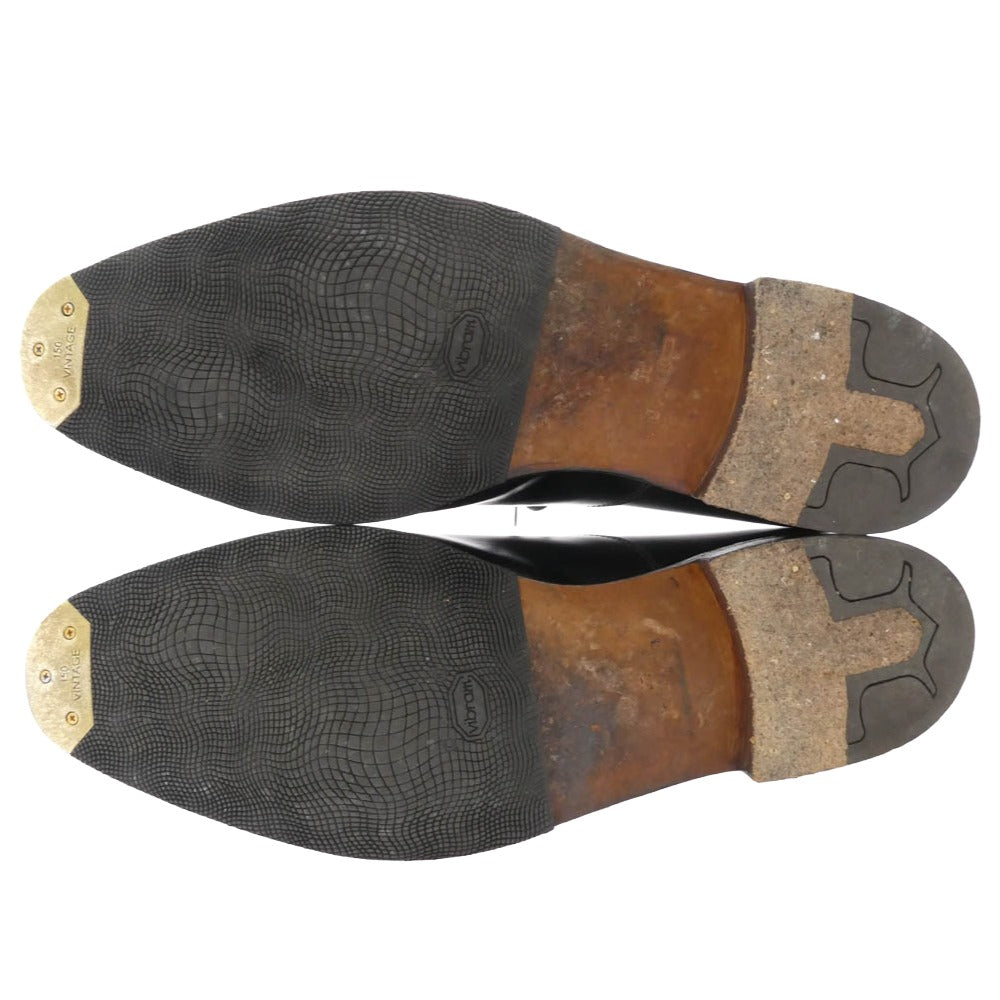 John Lobb ジョンロブ CITY II シティ2 ストレートチップ レースアップ レザー ドレス シューズ ブラック系 9.5【中古】