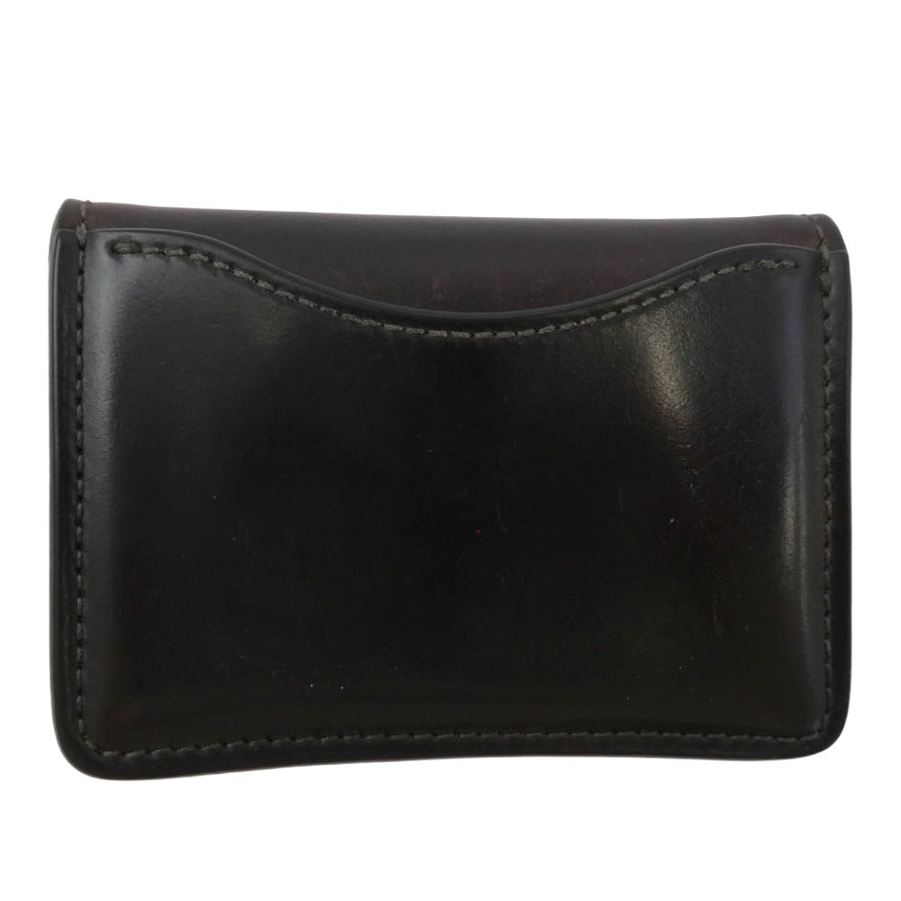 WILDSWANS ワイルドスワンズ TONGUE タング シェルコードバン コインケース 小銭入れ ダークブラウン系【中古】