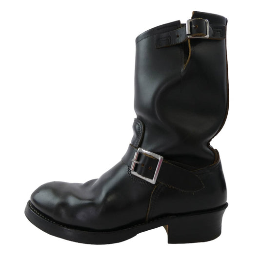 RED WING レッドウィング 9268 ノンスチール オールソールカスタム 茶芯 エンジニア ブーツ ブラック系【中古】