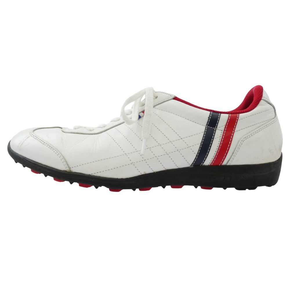 PATRICK パトリック G2200 PAMIR-CP/L ゴルフ パミール カップ レザー スニーカー ホワイト系 43【中古】
