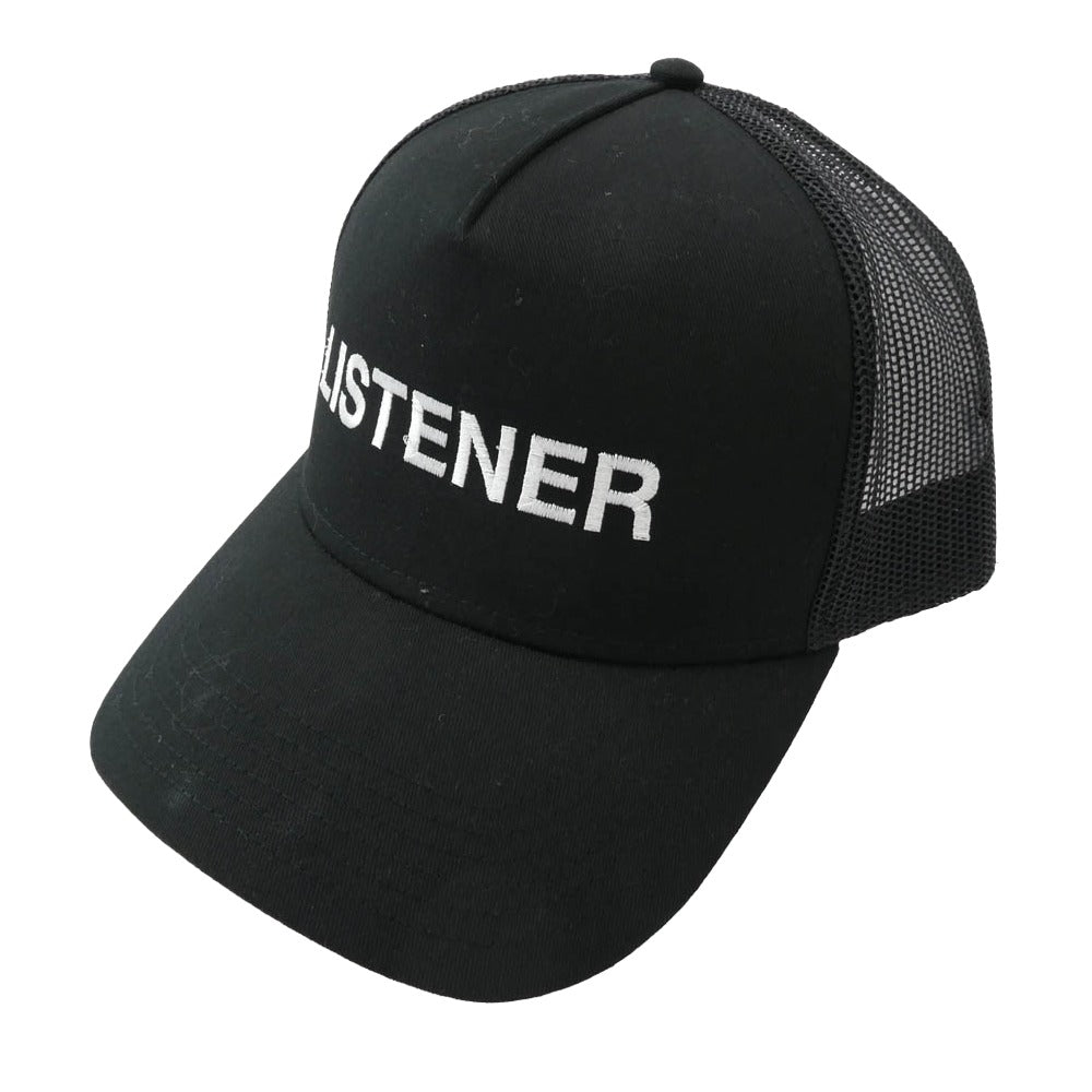 Moonage Devilment ムーンエイジデビルメント mhw-0185 GRAPHIC MESH CAP LISTENER メッシュ キャップ 帽子 ブラック系【美品】【中古】