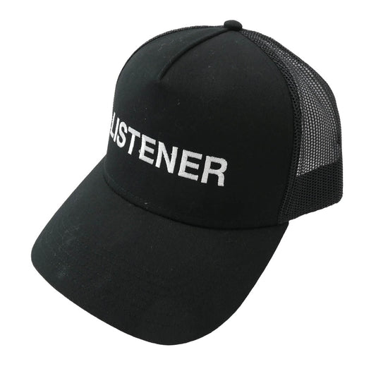 Moonage Devilment ムーンエイジデビルメント mhw-0185 GRAPHIC MESH CAP LISTENER メッシュ キャップ 帽子 ブラック系【美品】【中古】