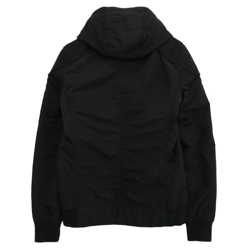 Moonage Devilment ムーンエイジデビルメント MA-1 HOODIE フード付き ミリタリー ジャケット ブラック系 44【中古】
