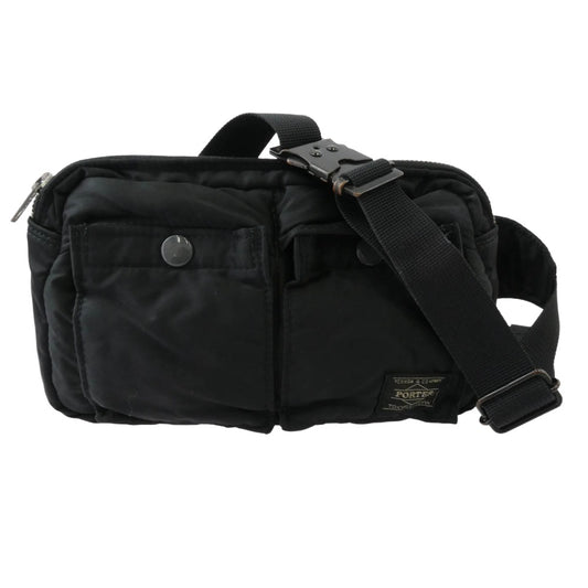 PORTER ポーター TANKER WAIST BAG ナイロン コブラバックル タンカー ウエストバッグ ブラック系【中古】