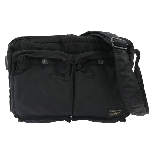 PORTER ポーター TANKER SHOULDER BAG ナイロン ツイル タンカー ショルダーバッグ ブラック系【中古】