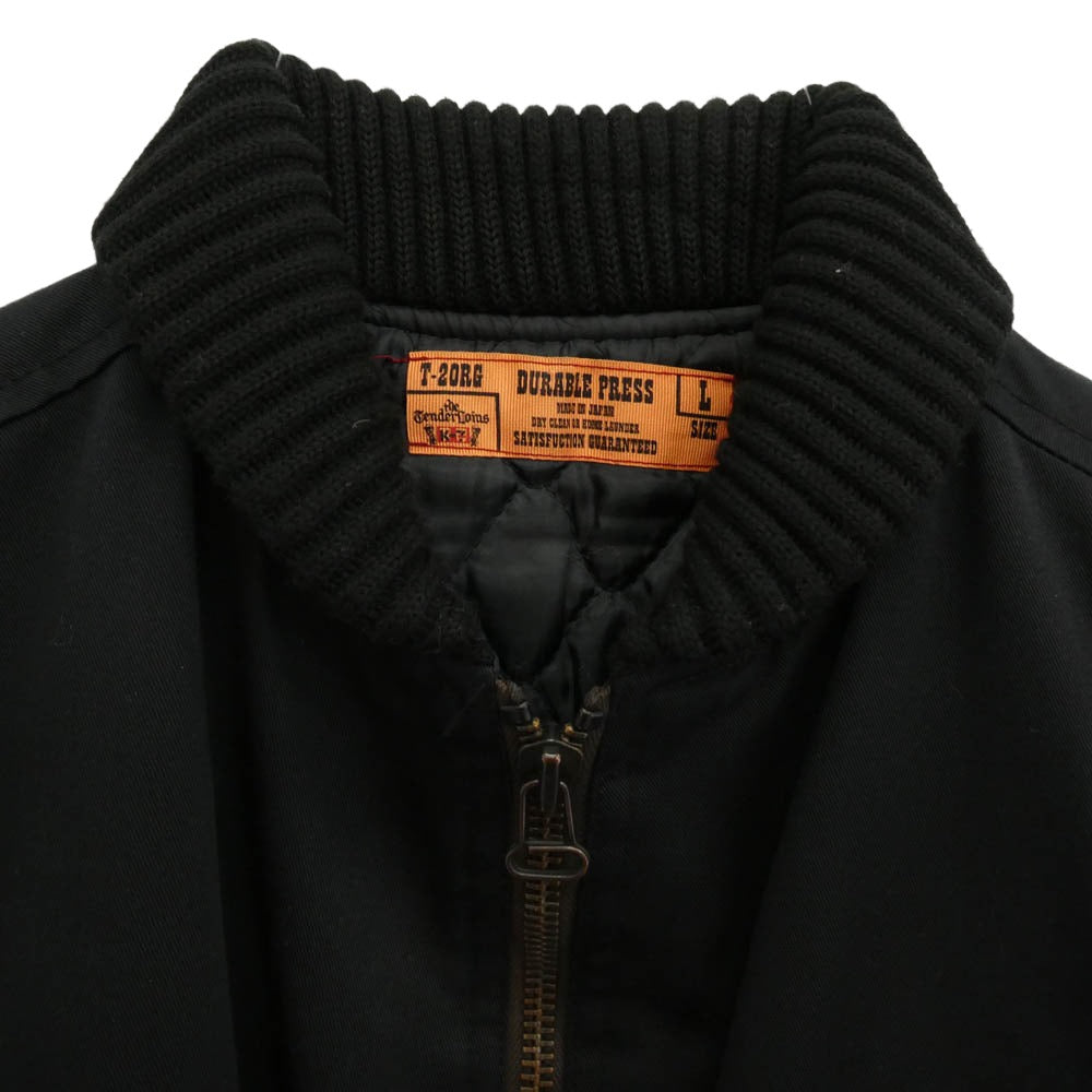 TENDERLOIN テンダーロイン T-WJL リブワークジャケット ブラック系 L【中古】