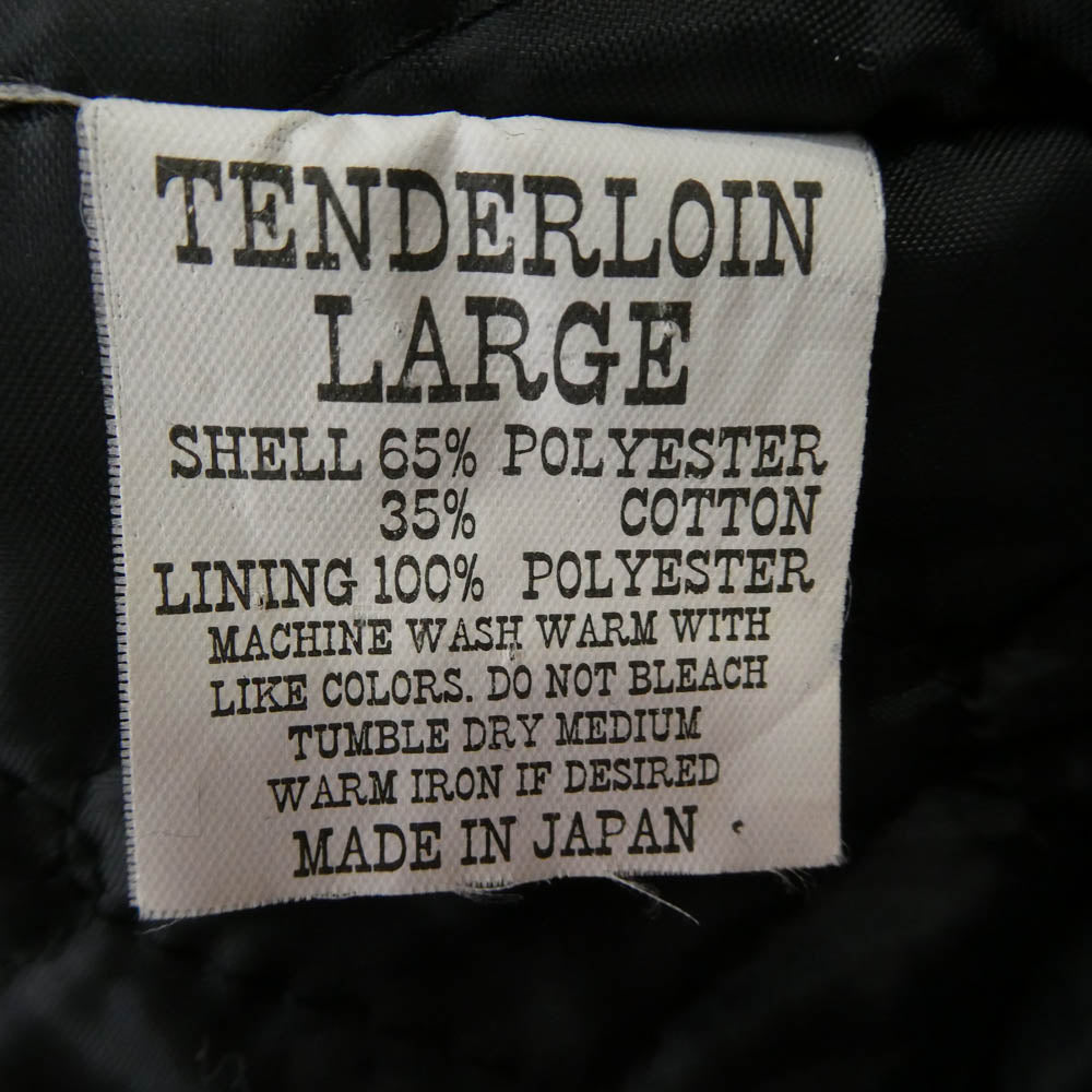 TENDERLOIN テンダーロイン T-WJL リブワークジャケット ブラック系 L【中古】