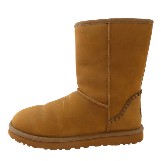 UGG アグ 1008558 M CLASSIC SHORT DECO クラシック ショートデコ ムートン ブーツ ブラウン系 26cm【中古】