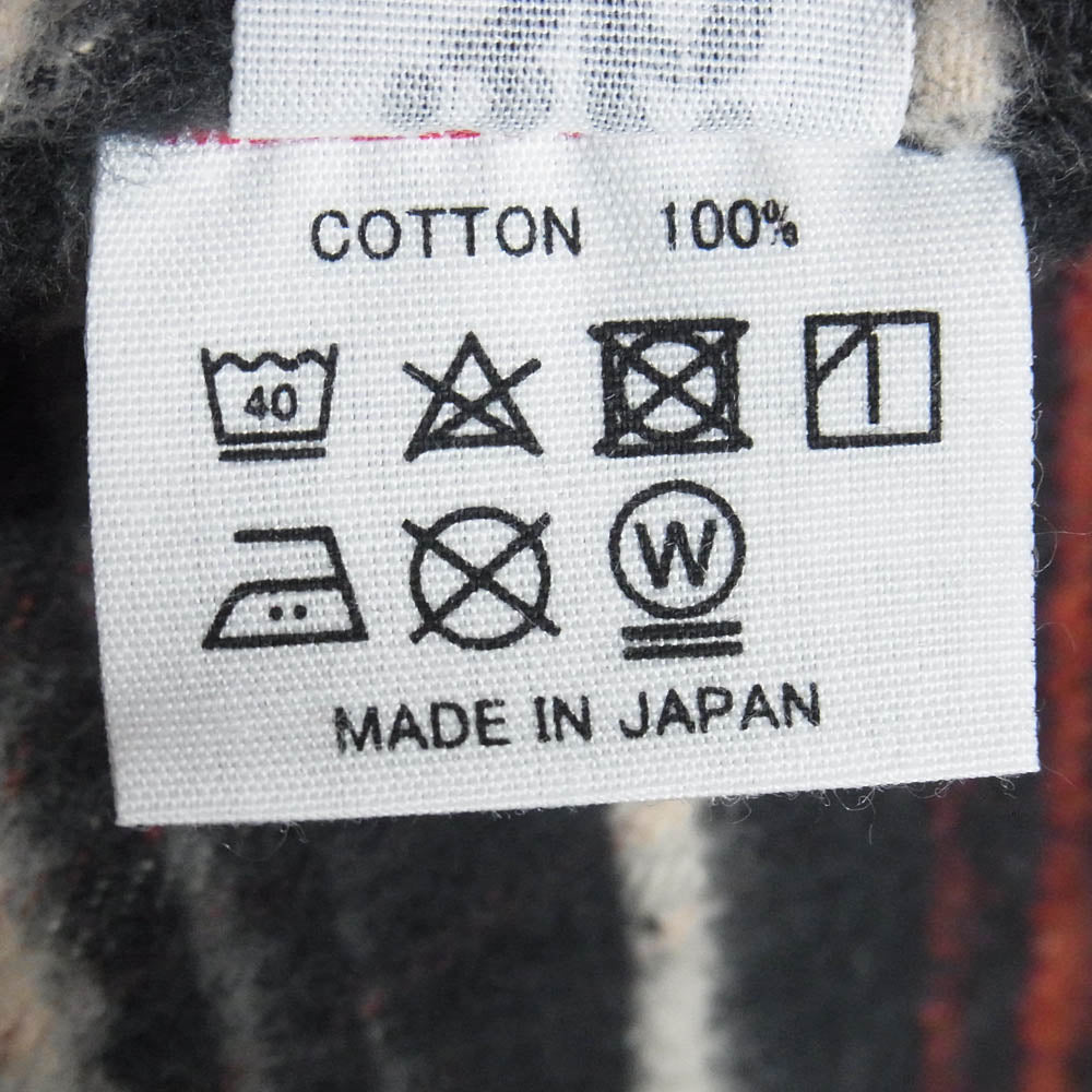 WAREHOUSE ウエアハウス Lot 3063 1930s WPA ONE POCKET PULLOVER FLANNEL SHIRTS RIGID ワンポケット プルオーバー フランネル シャツ レッド系 36【中古】