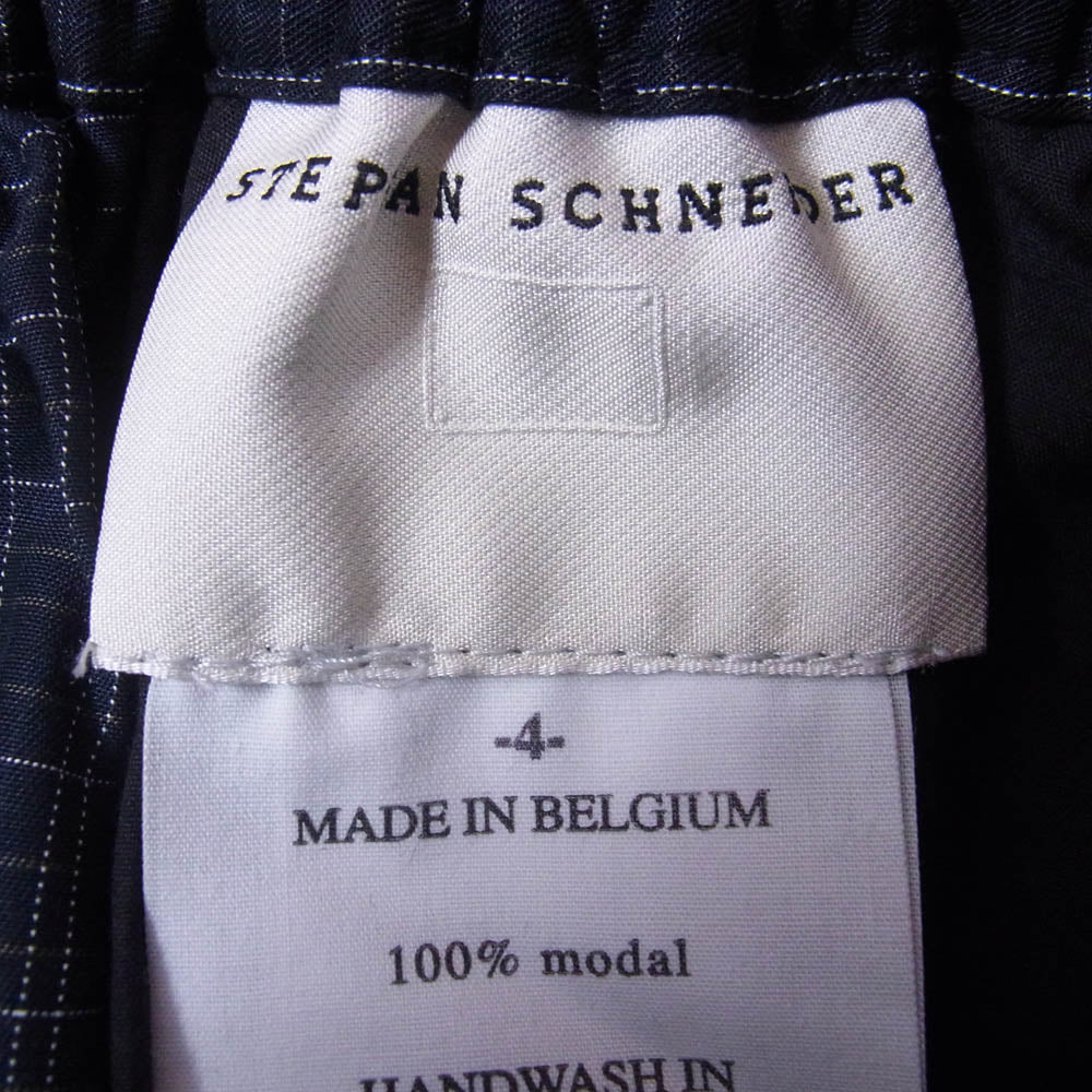 STEPHAN SCHNEIDER ステファンシュナイダー モダール トラウザーズ スラックス パンツ ダークグレー系 4【中古】