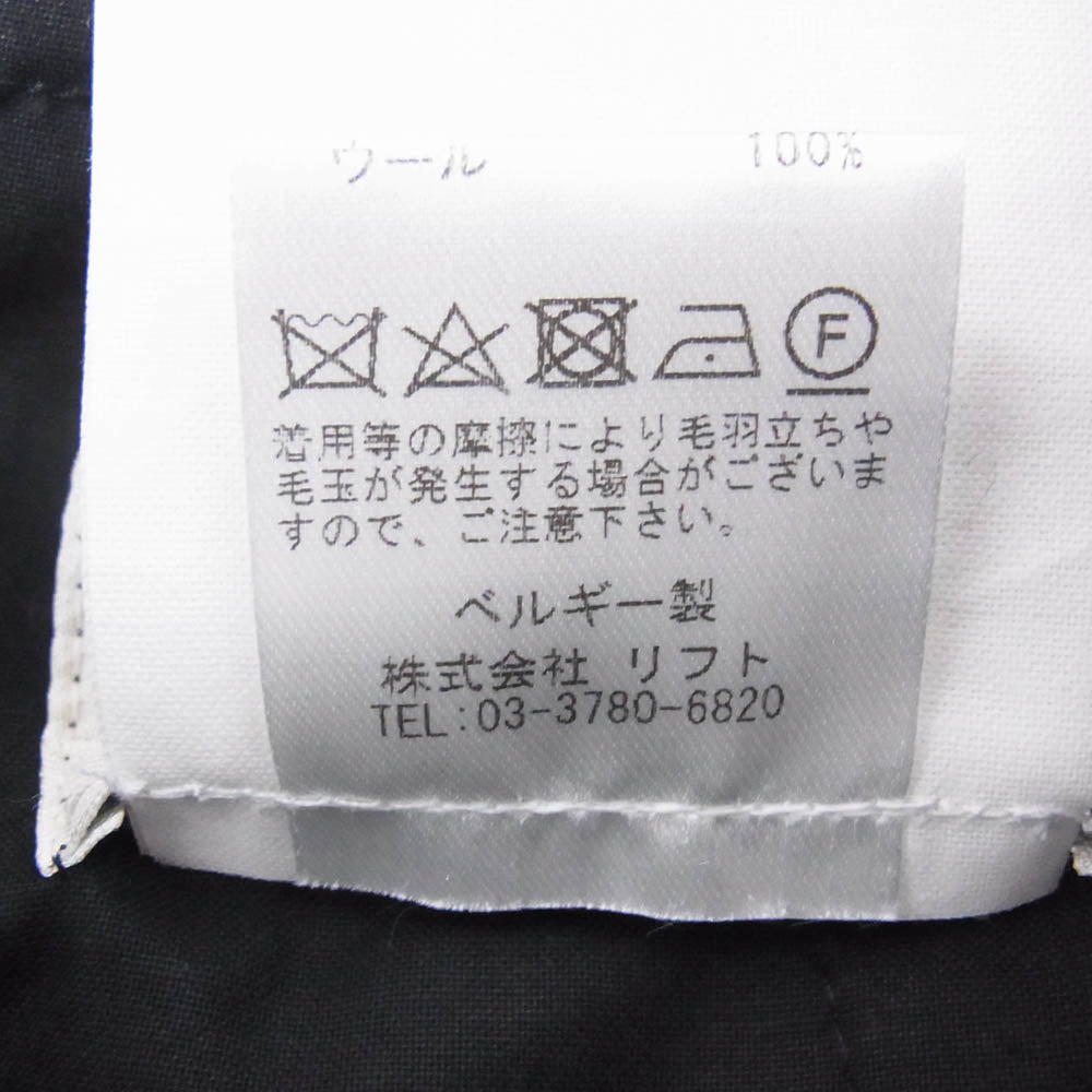 STEPHAN SCHNEIDER ステファンシュナイダー ウール チェック トラウザーズ スラックス パンツ チャコール系 4【中古】
