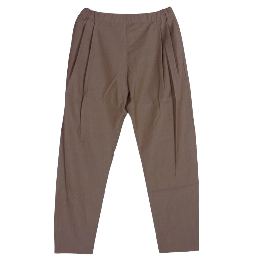 STEPHAN SCHNEIDER ステファンシュナイダー イージーウエスト ウール トラウザーズ スラックス パンツ ベージュ系 4【中古】