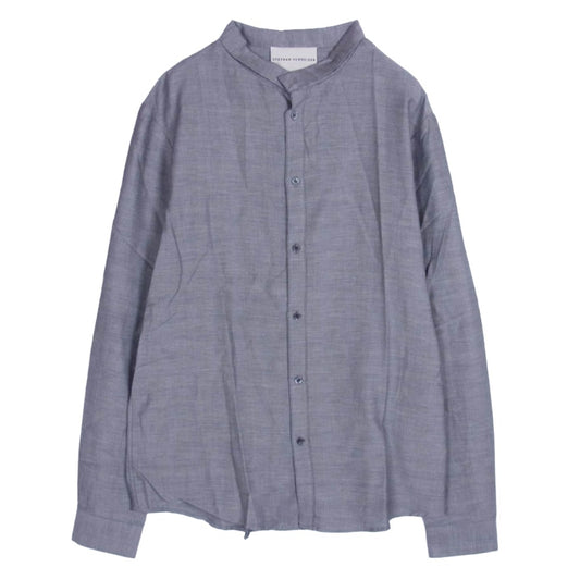 STEPHAN SCHNEIDER ステファンシュナイダー バンドカラー 長袖 シャツ グレー系 4【中古】