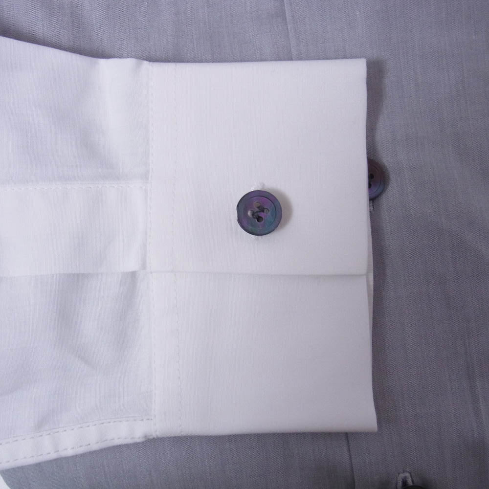 STEPHAN SCHNEIDER ステファンシュナイダー 袖切替 コットン 長袖 シャツ グレー系 4【中古】