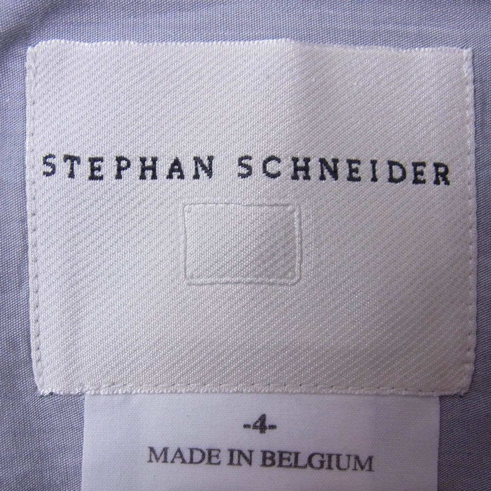 STEPHAN SCHNEIDER ステファンシュナイダー 袖切替 コットン 長袖 シャツ グレー系 4【中古】