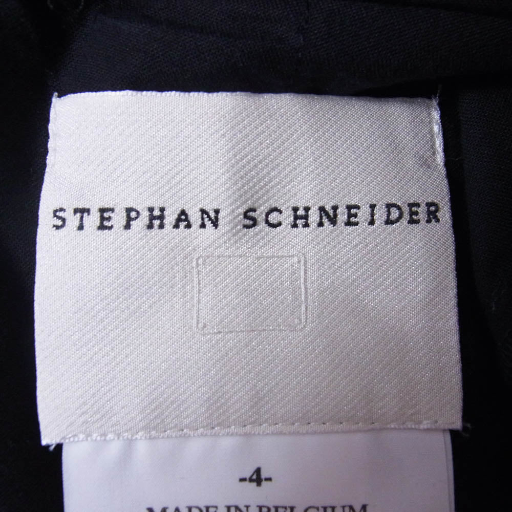 STEPHAN SCHNEIDER ステファンシュナイダー ウール トラウザーズ スラックス パンツ ダークネイビー系 4【中古】