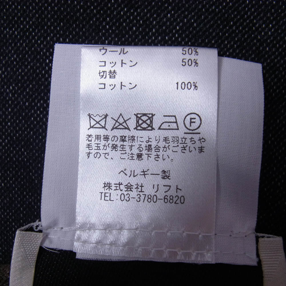 STEPHAN SCHNEIDER ステファンシュナイダー 柄切替 長袖 シャツ ブラウン系 4【中古】