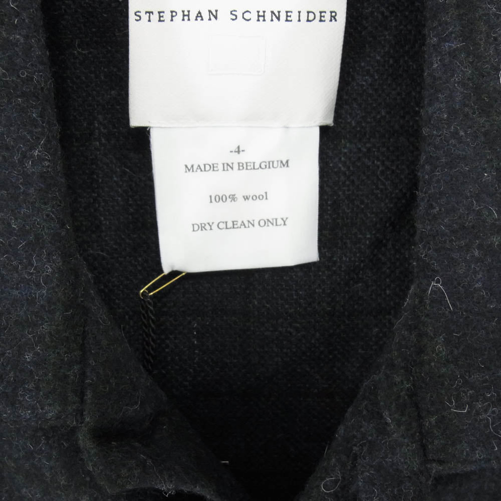 STEPHAN SCHNEIDER ステファンシュナイダー ウール 長袖 シャツ ブラック系 4【中古】