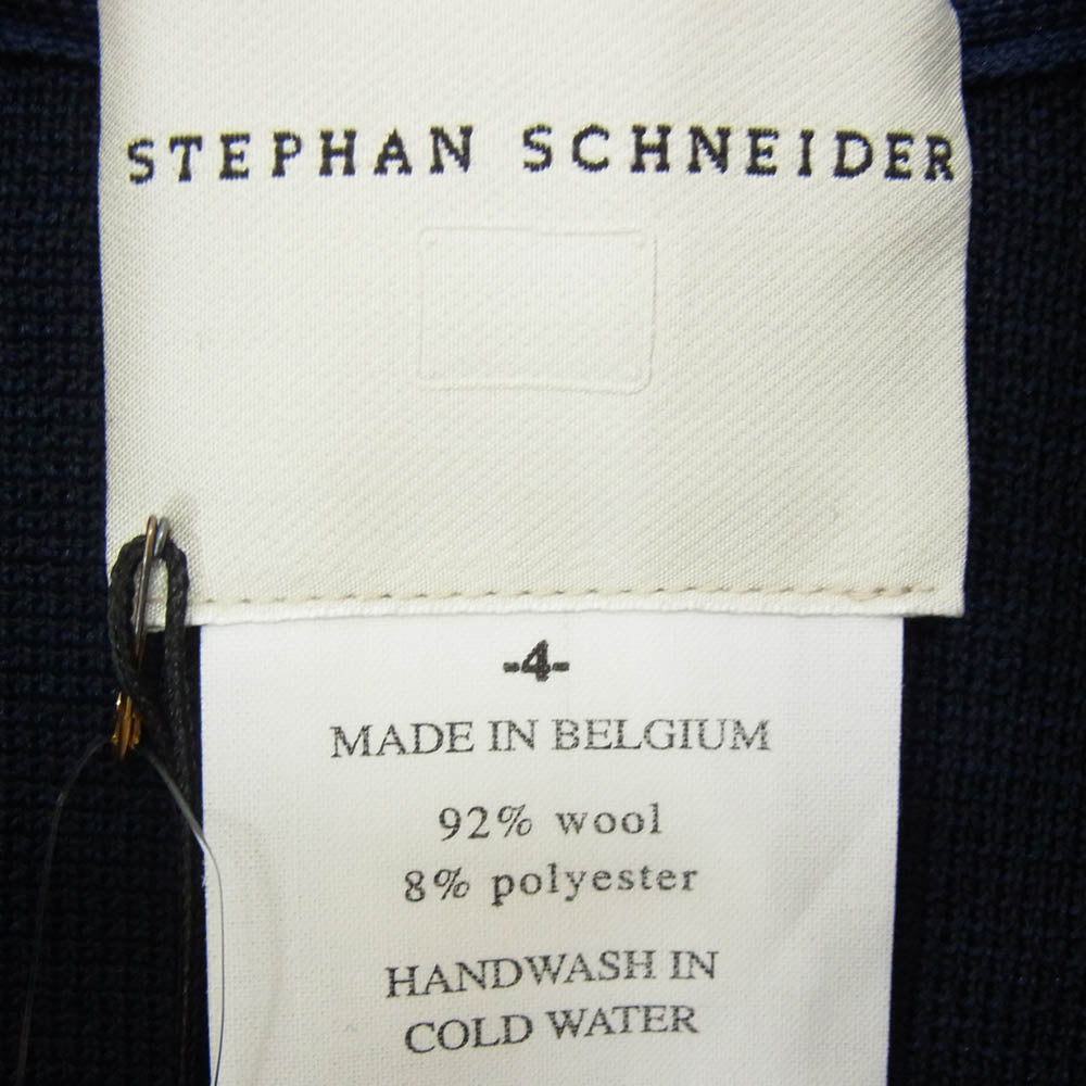 STEPHAN SCHNEIDER ステファンシュナイダー ニット カーディガン ネイビー系 4【中古】